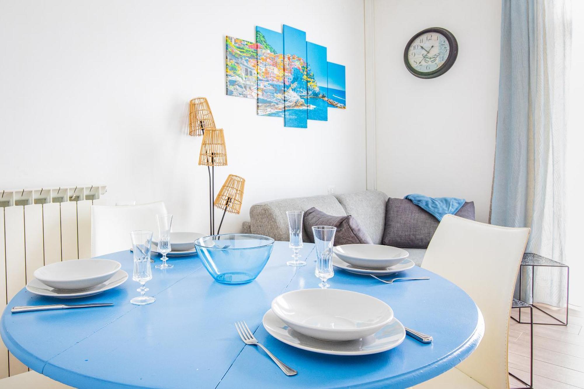 The Blue House, Terre Marine Apartment Специя Екстериор снимка