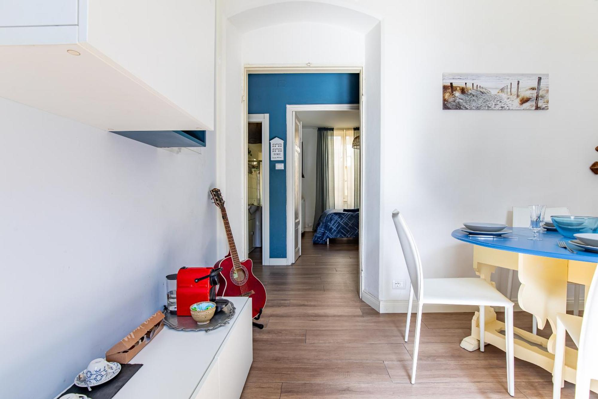 The Blue House, Terre Marine Apartment Специя Екстериор снимка