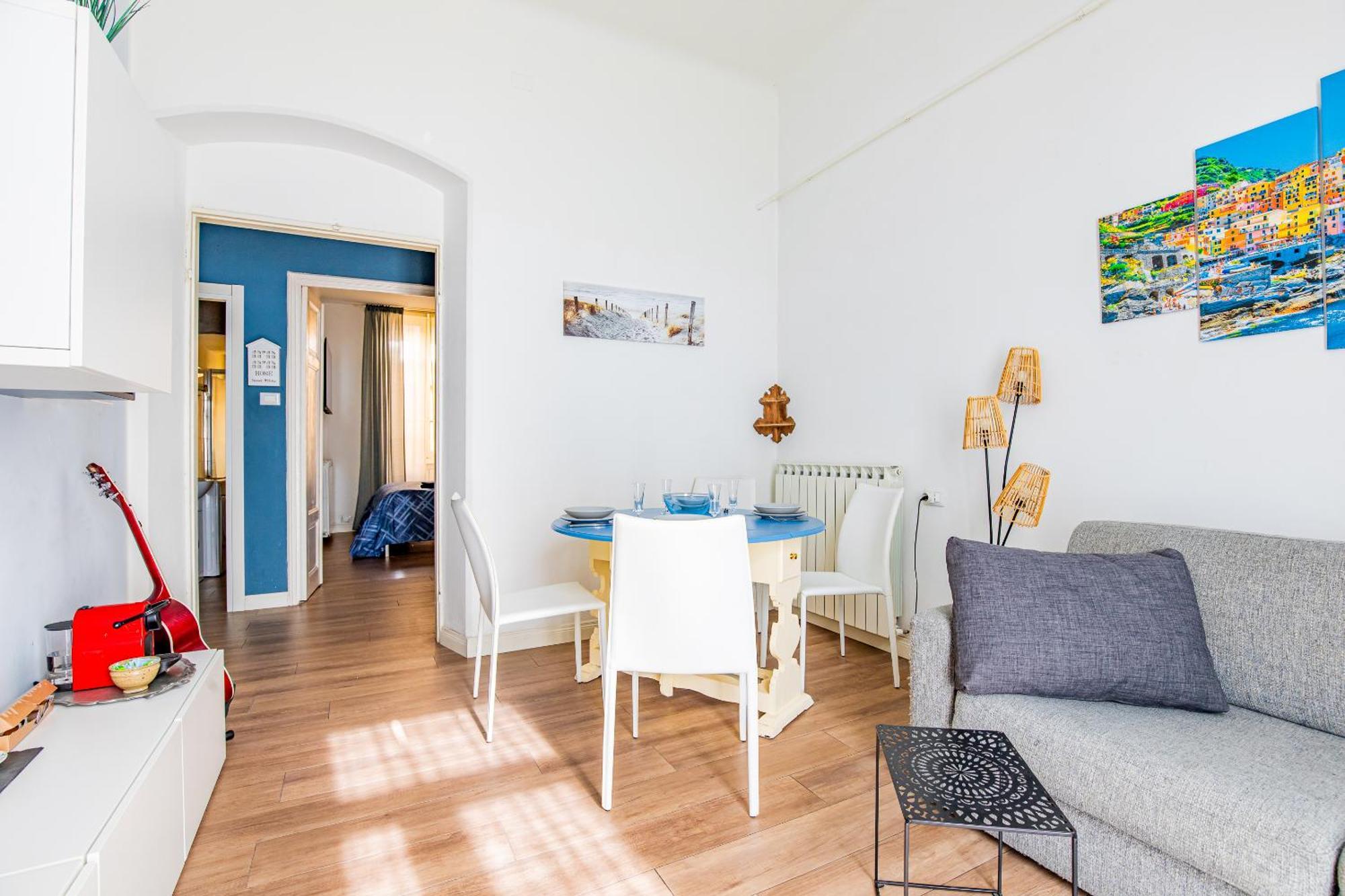 The Blue House, Terre Marine Apartment Специя Екстериор снимка