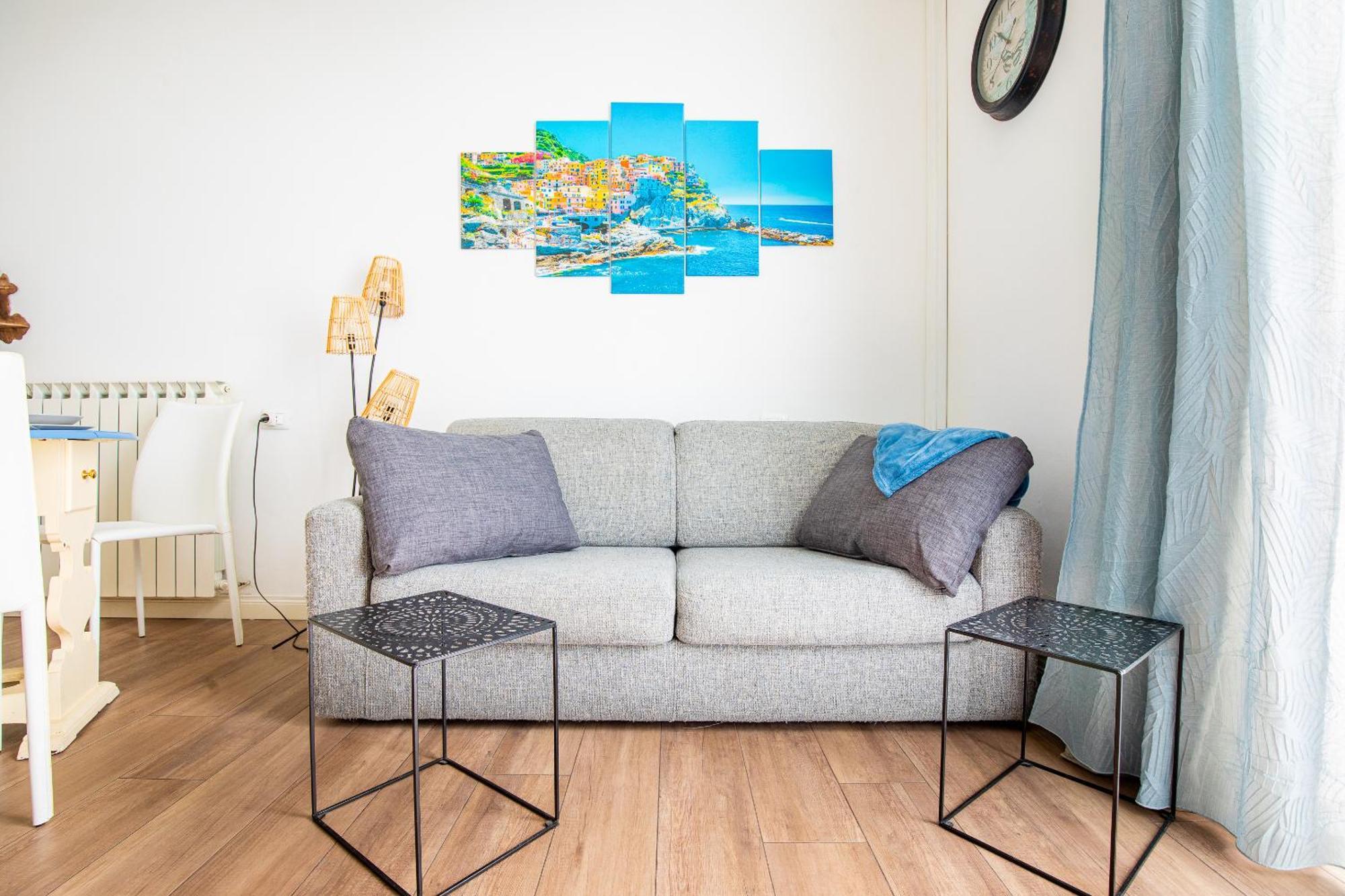 The Blue House, Terre Marine Apartment Специя Екстериор снимка