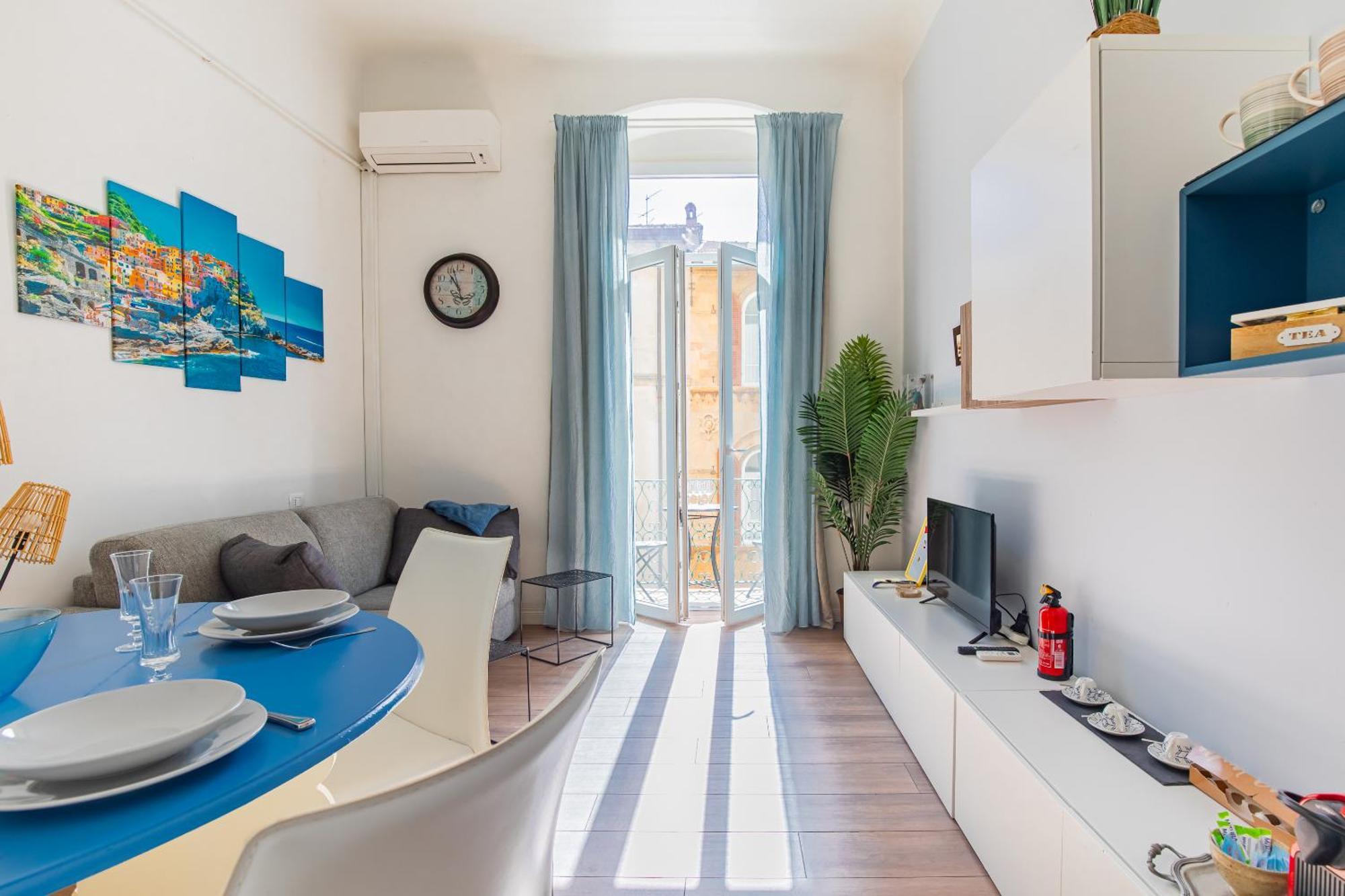 The Blue House, Terre Marine Apartment Специя Екстериор снимка